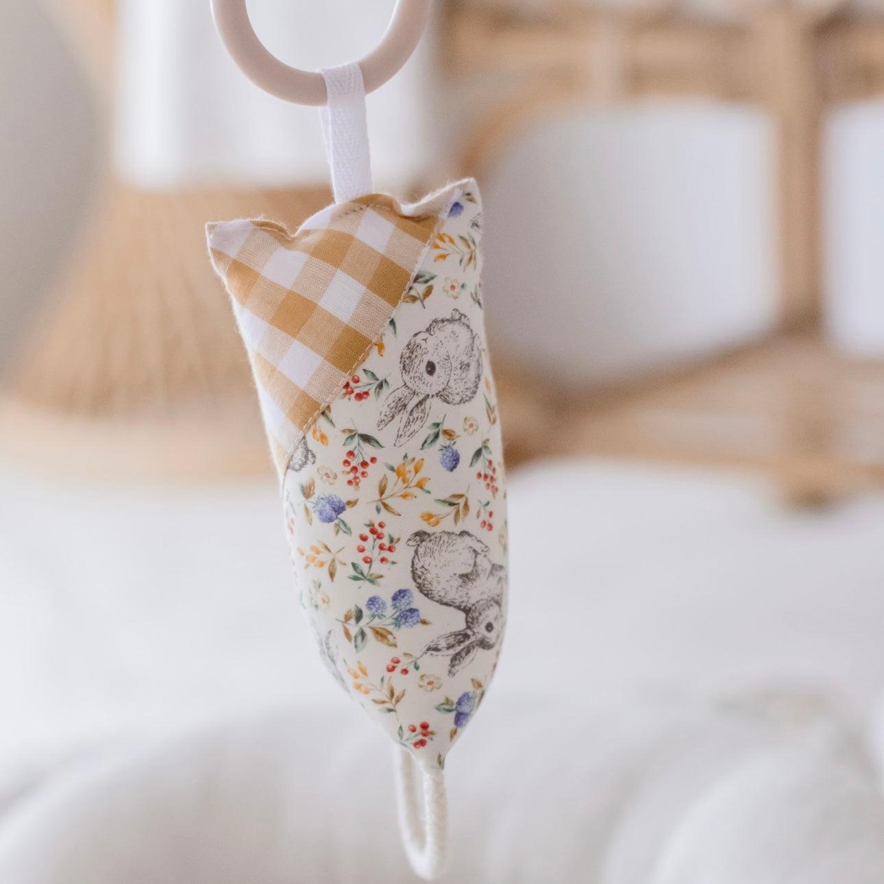 Rattan Play Gym Bundle | 100% Wool Filled | Natural Bunny