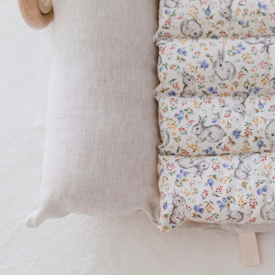 Rattan Play Gym Bundle | 100% Wool Filled | Natural Bunny