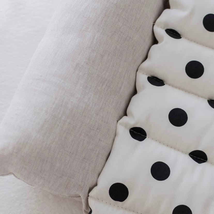 Rattan Play Gym Bundle | 100% Wool Filled | Chocolate Spot