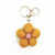 Felt Flower Keychain | Yellow Flower - Merino & Me