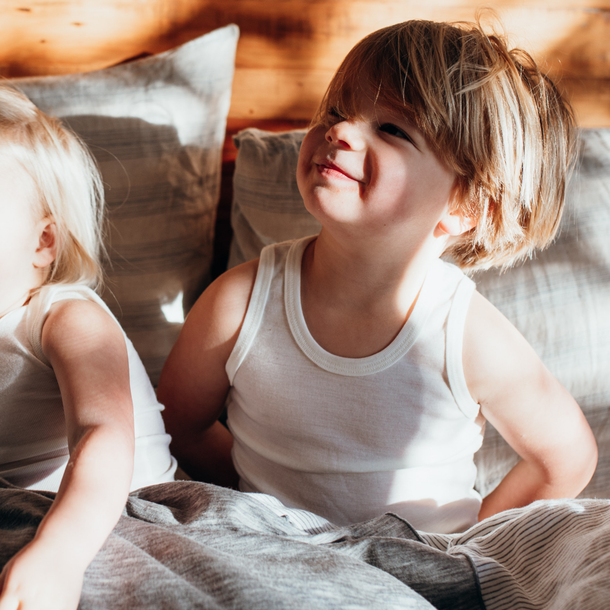 Merino Singlet | Indigo - Merino & Me