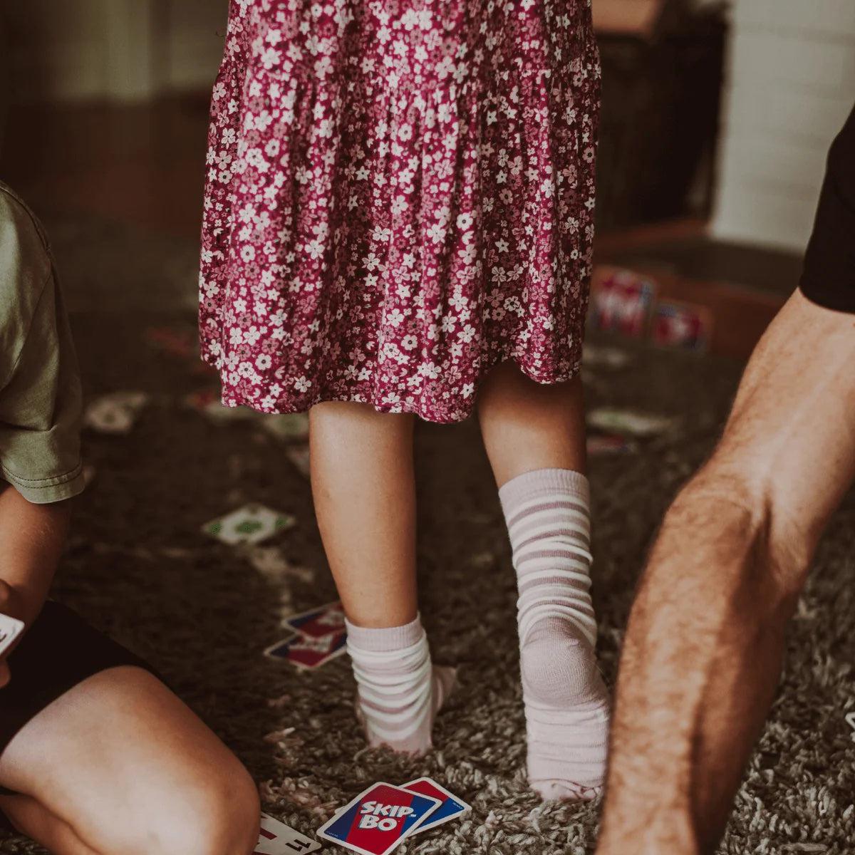 Baby & Kids Crew Socks | Lyla - Merino & Me