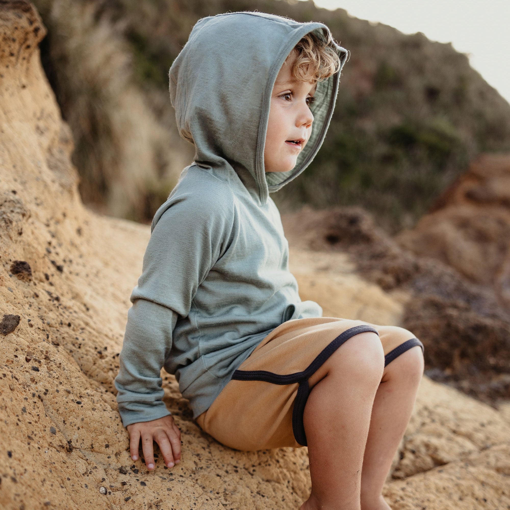Merino Hoodie | Sage