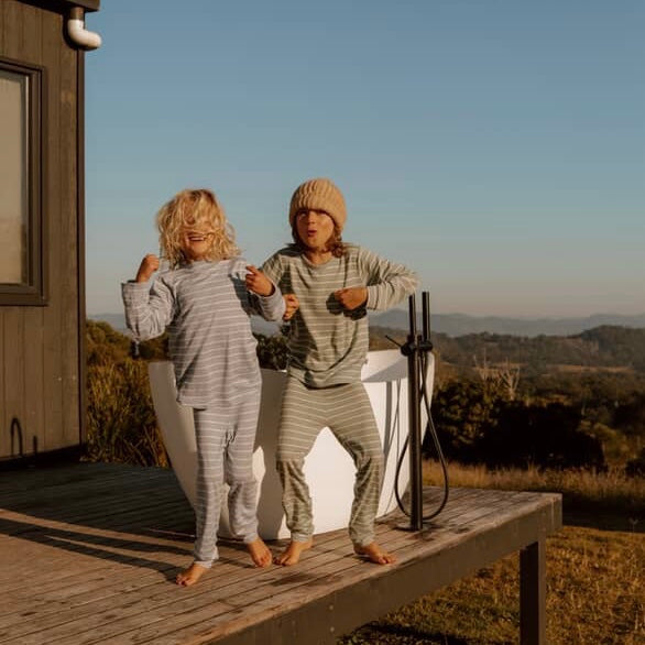 Babu Merino Thermal Pyjama’s for babies, toddlers and children across New Zealand and Australia.