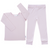 Organic Merino Pyjama Set | Pale Pink - Merino & Me