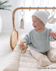 Rattan Play Gym Bundle | 100% Wool Filled | Lined Linen