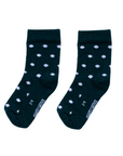 Crew Merino Socks | Forest Green Dots - Merino & Me