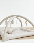 Activity Play Mat | Natural Linen & Wool