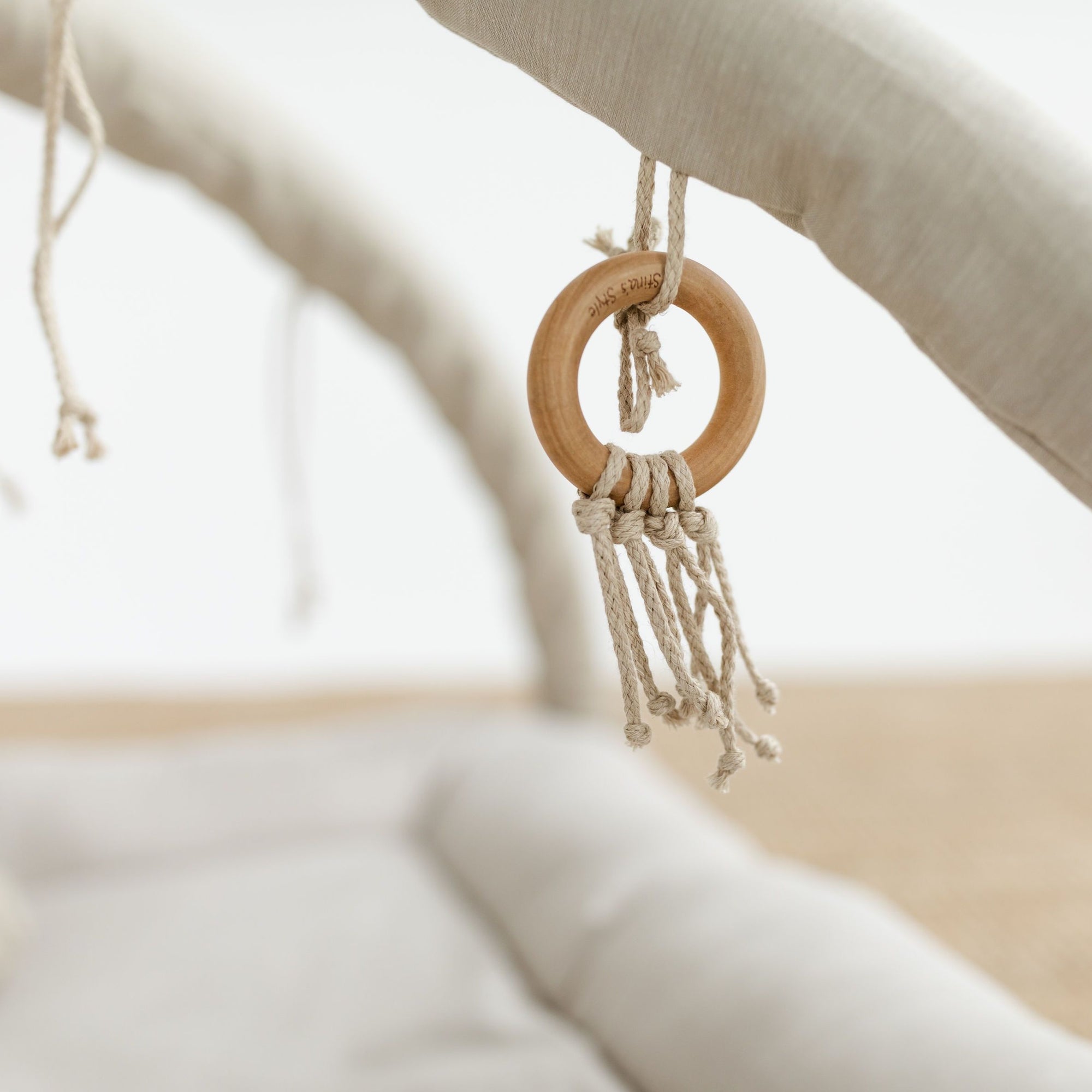 Activity Play Mat | Natural Linen &amp; Wool