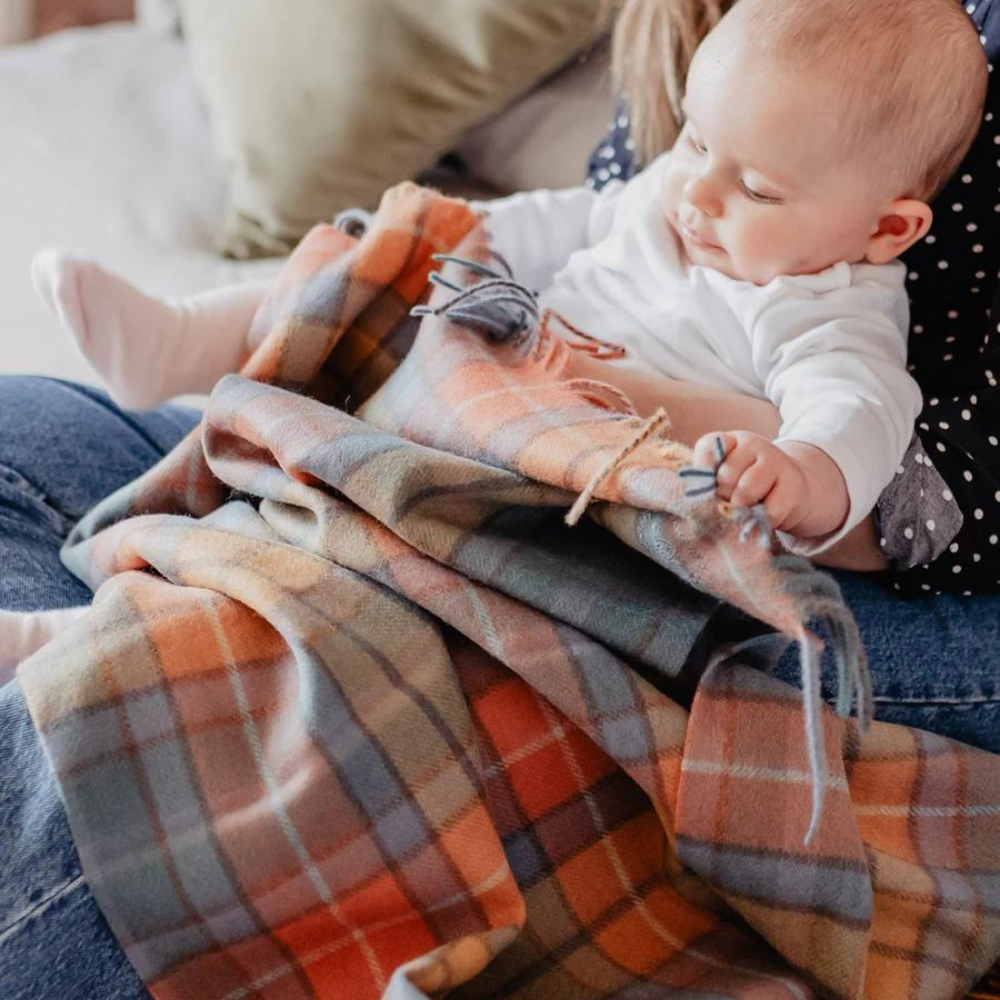 Lambswool Baby Blanket | Buchanan Antique Tartan - Merino & Me