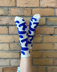 Adult Cashmere Socks | Too Good To Be Blue