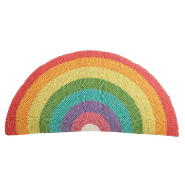 Wool Hook Cushion | Rainbow