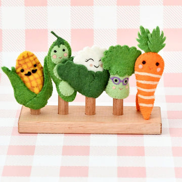 Finger Puppet Set | Vegetables