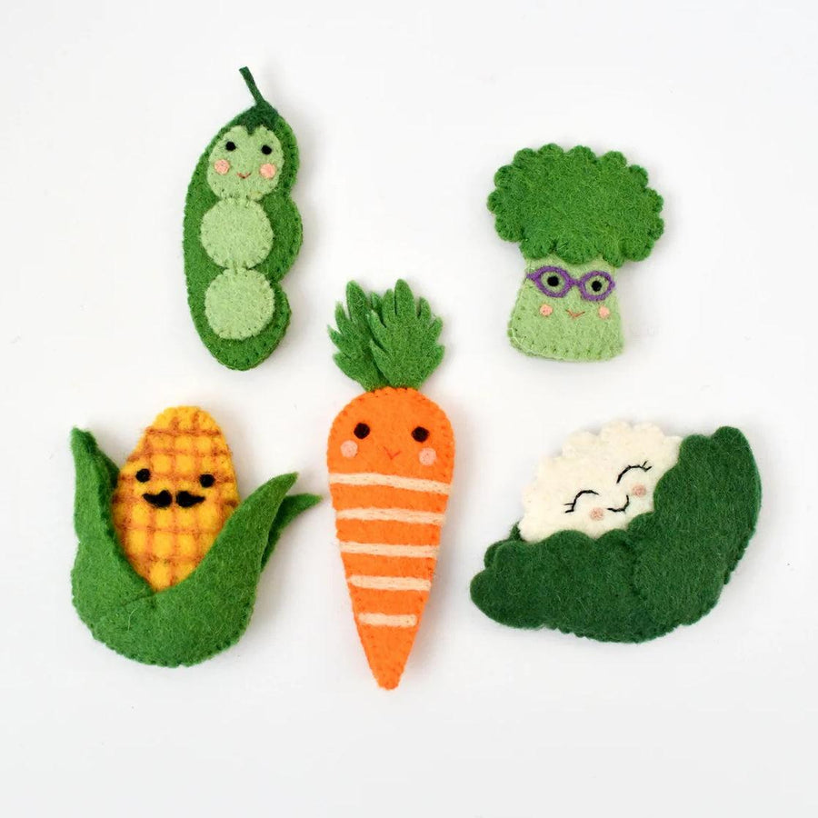 Finger Puppet Set | Vegetables