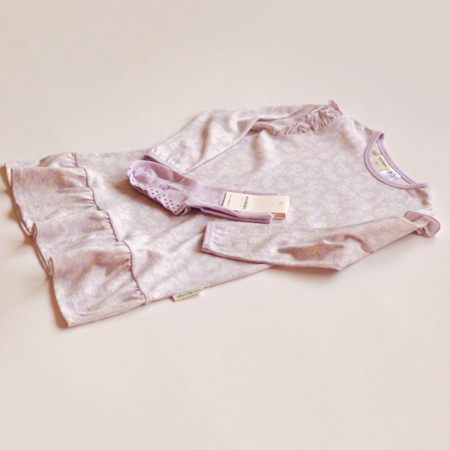 Winter Nightie | Mauve Manuka - Merino & Me