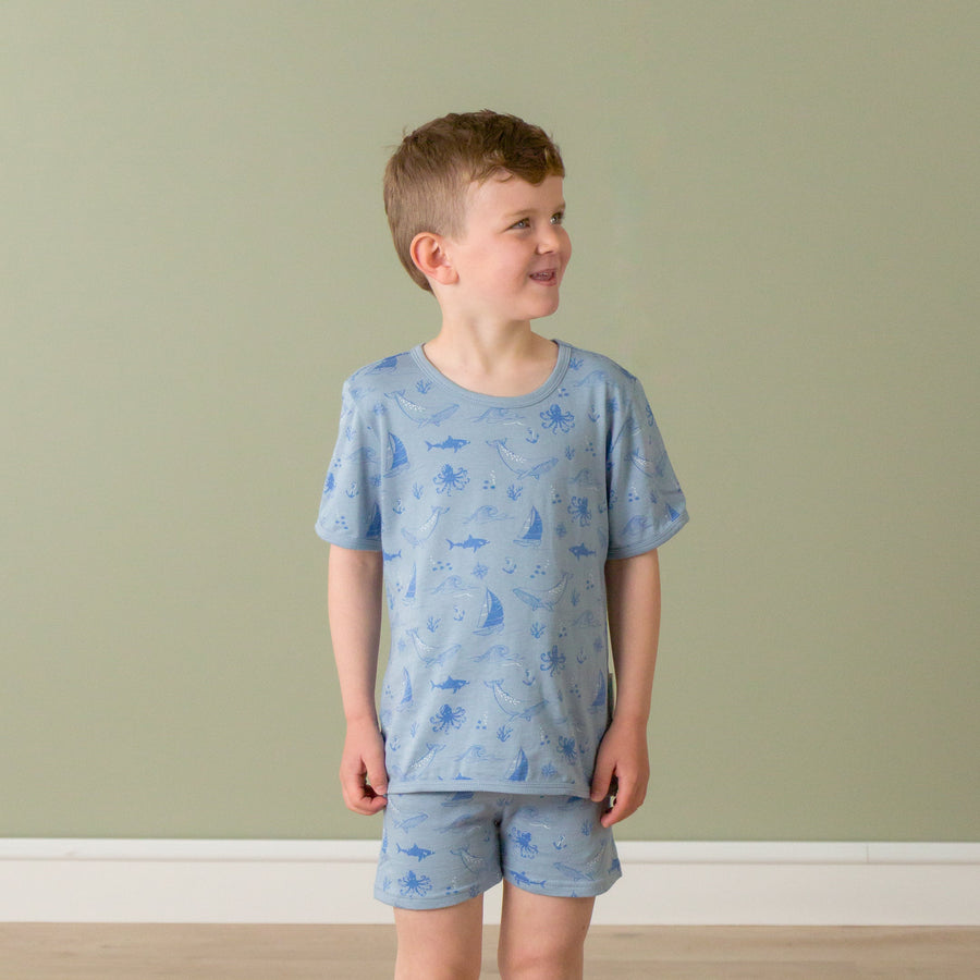 Summer Pyjama Set | Glacier Sail Away