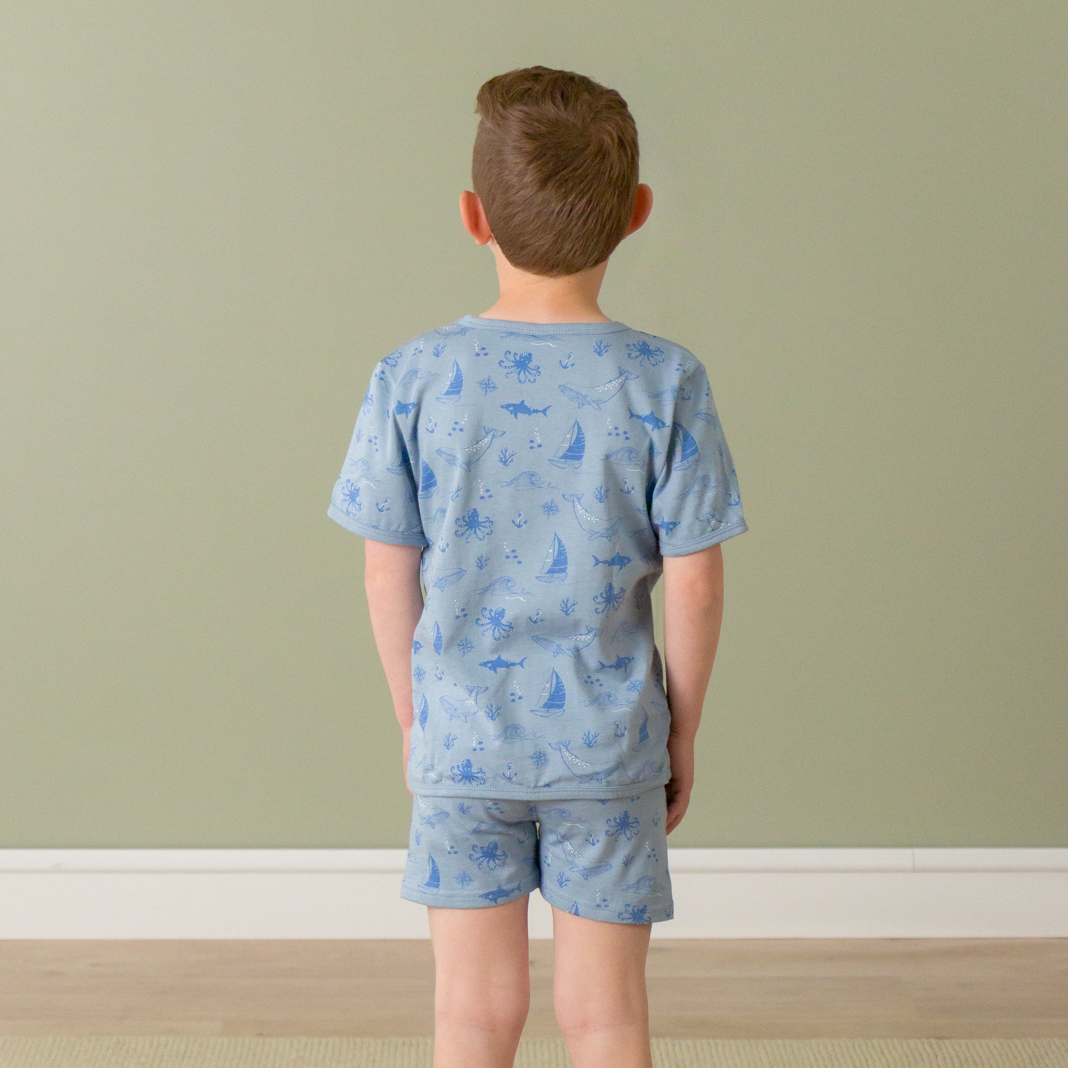 Summer Pyjama Set | Glacier Sail Away