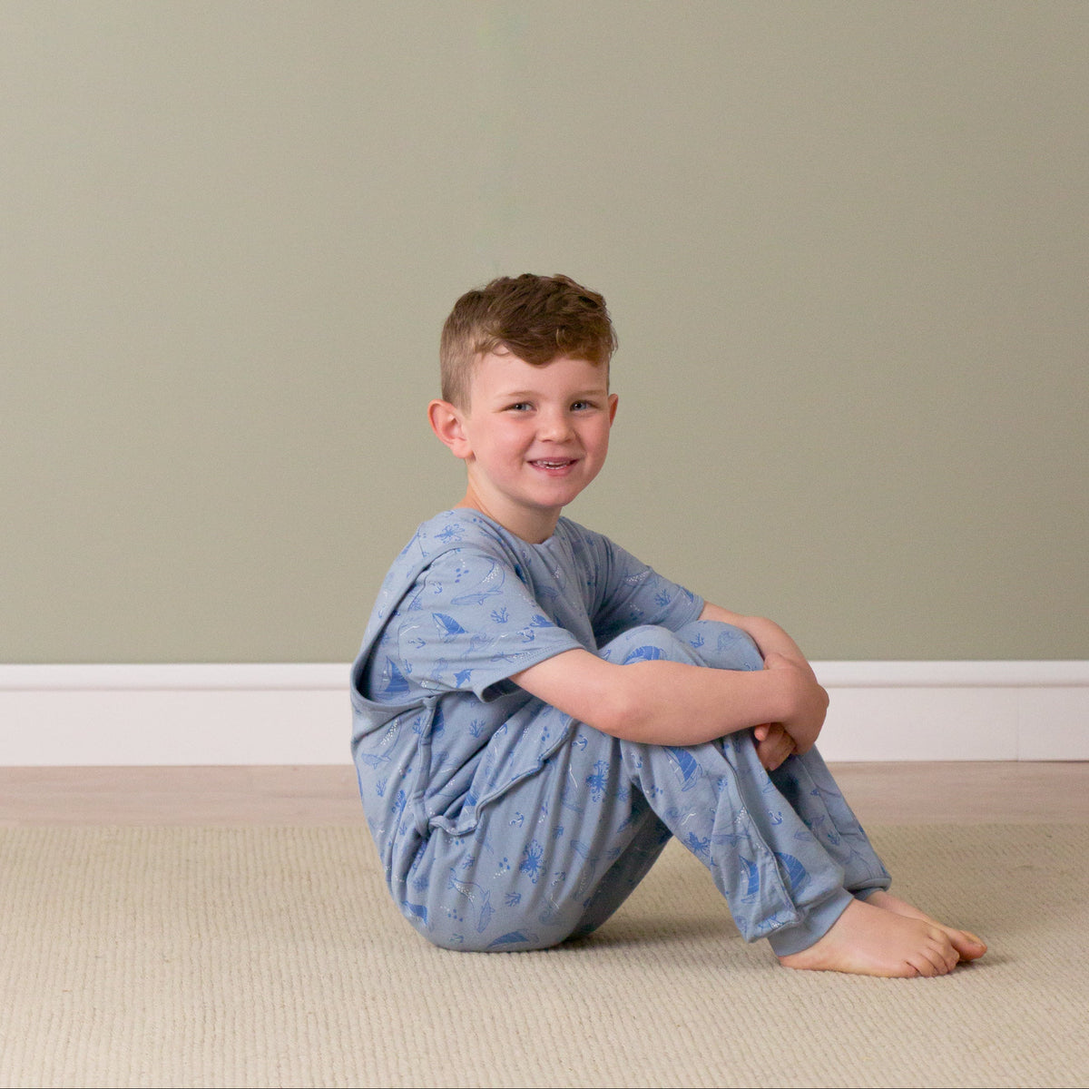 Three Season Mid-Weight Sleep Suit | Glacier Sail Away