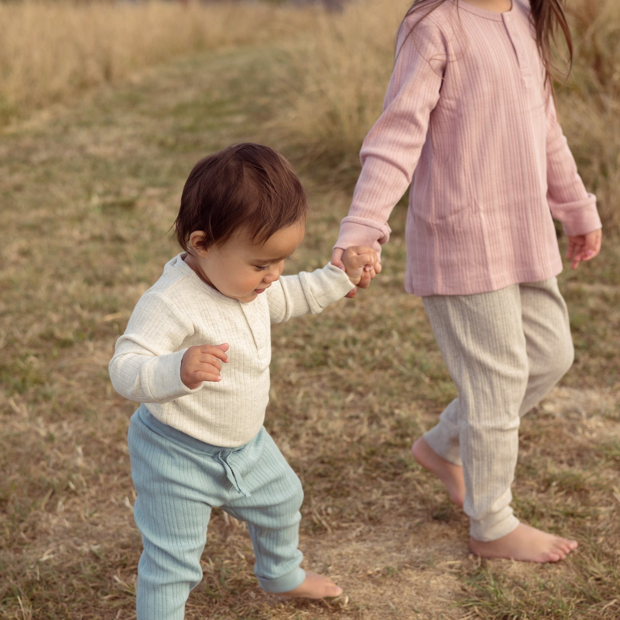 Relaxed Pants | Natural Marle