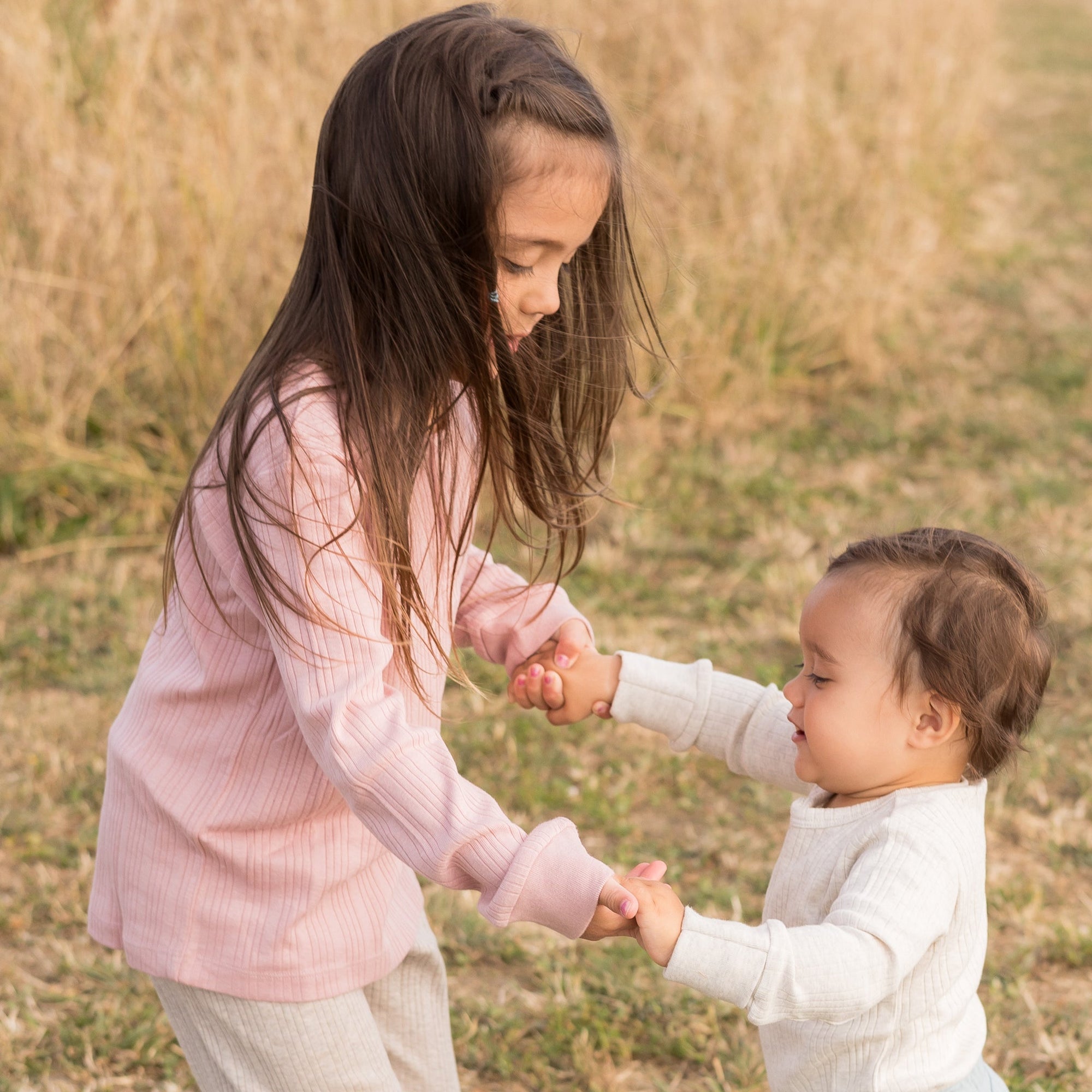 Long Sleeve Henley Top | Dusk Marle