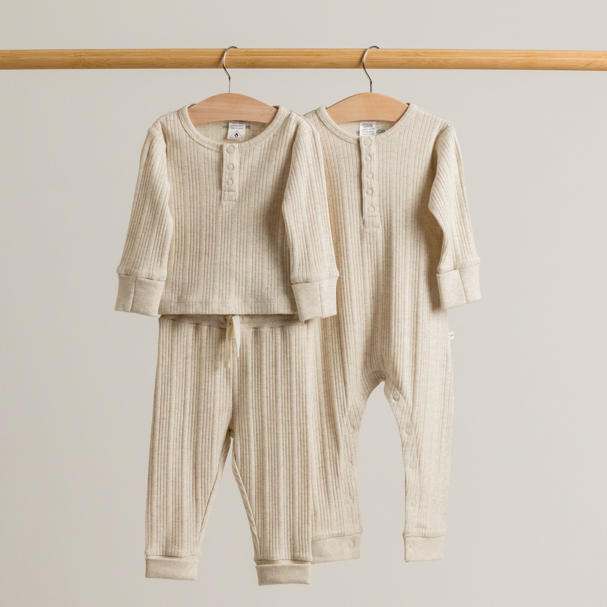 Relaxed Pants | Natural Marle