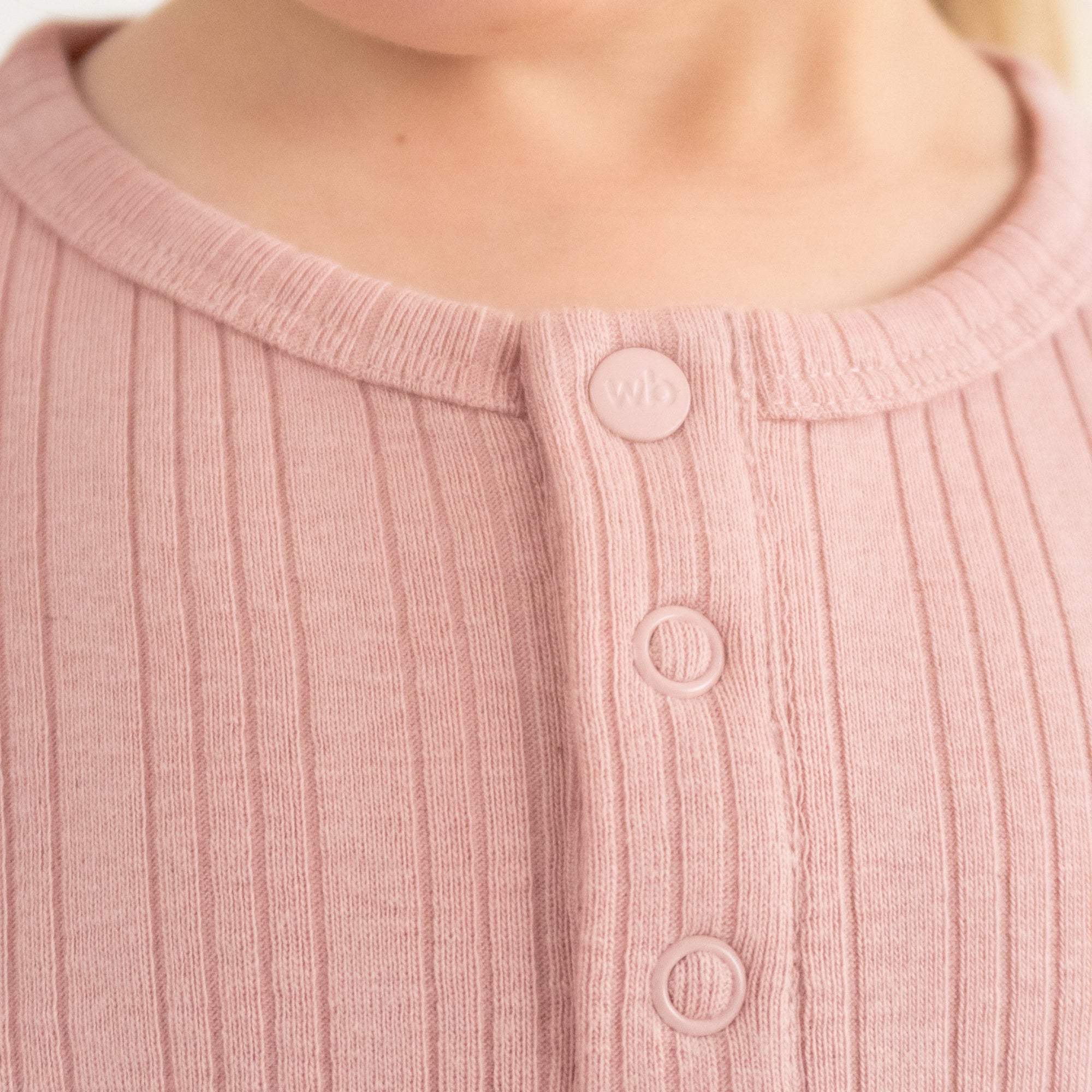 Long Sleeve Henley Top | Dusk Marle