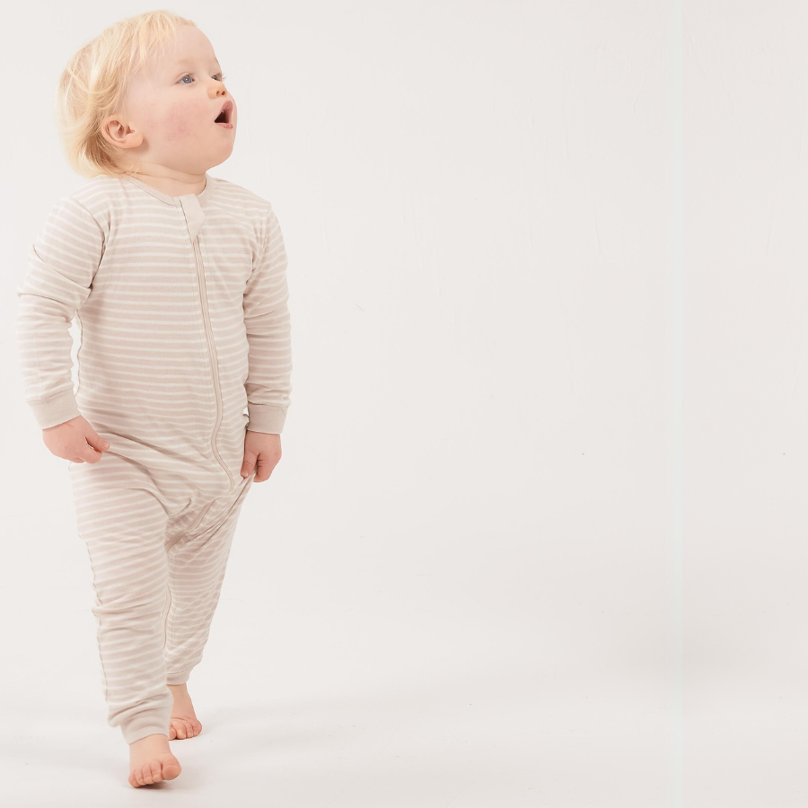 PJ Suit | Dune Stripe - Merino & Me