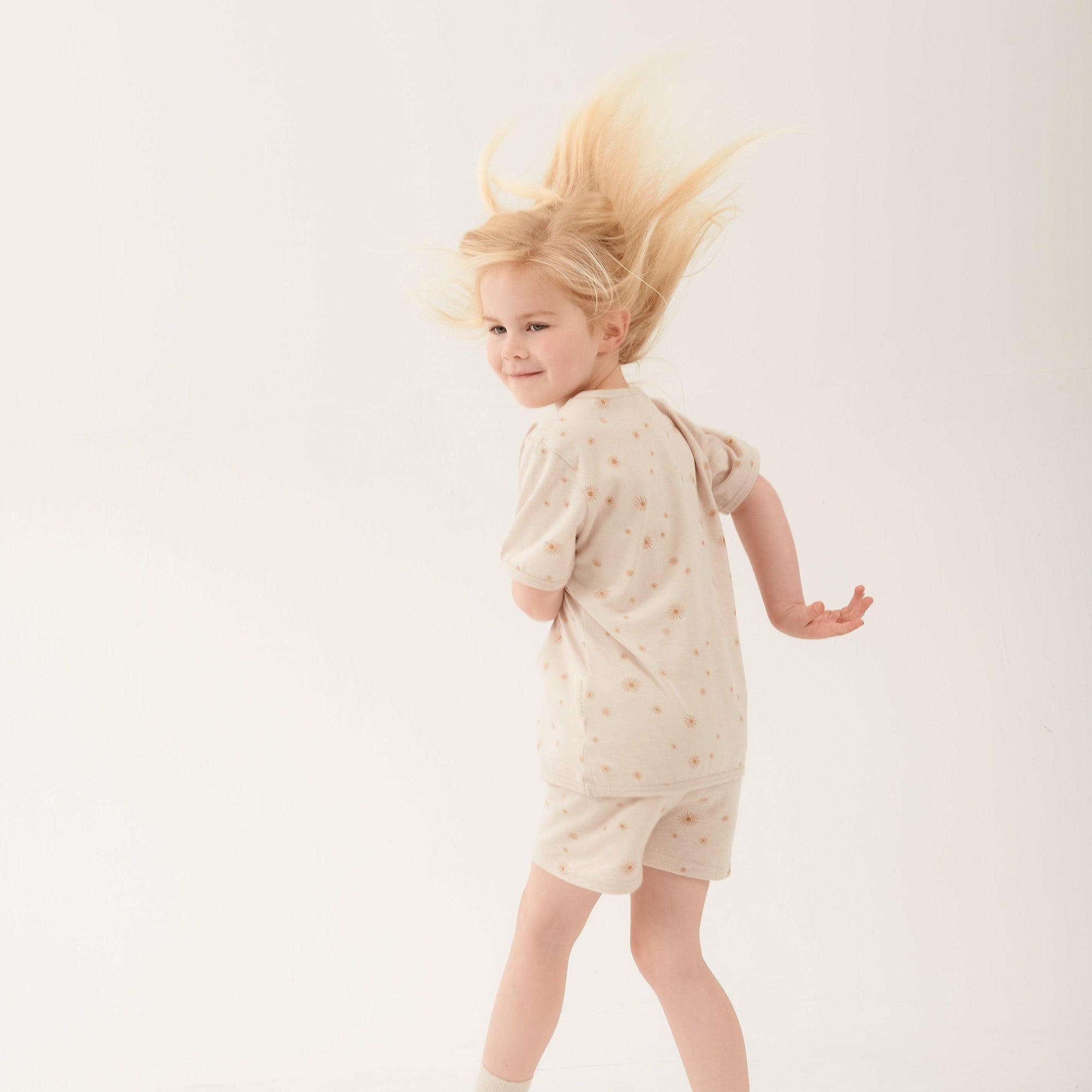 Summer Pyjama Set | Dune Sunburst - Merino & Me