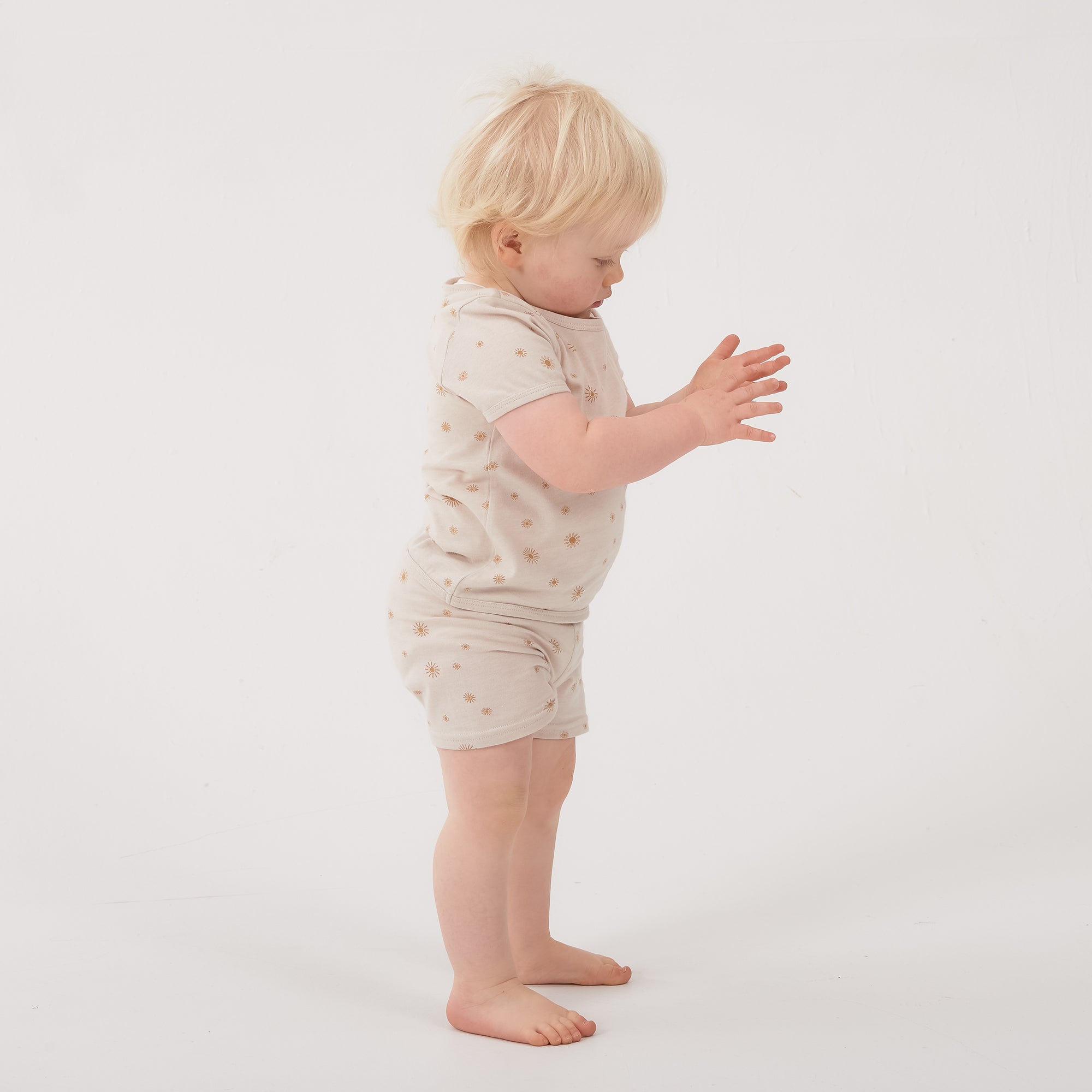 Summer Pyjama Set | Dune Sunburst - Merino & Me