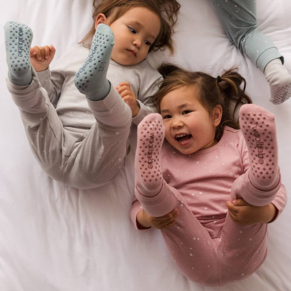 Grip Dot Sleepy Socks | Dusk - Merino & Me