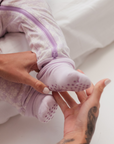 Grip Dot Sleepy Socks | Mauve