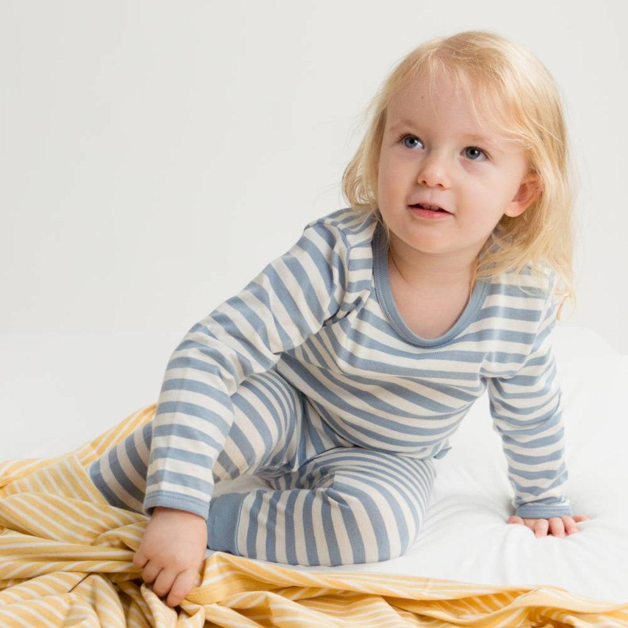 Winter Pyjama Set | Glacier Stripe
