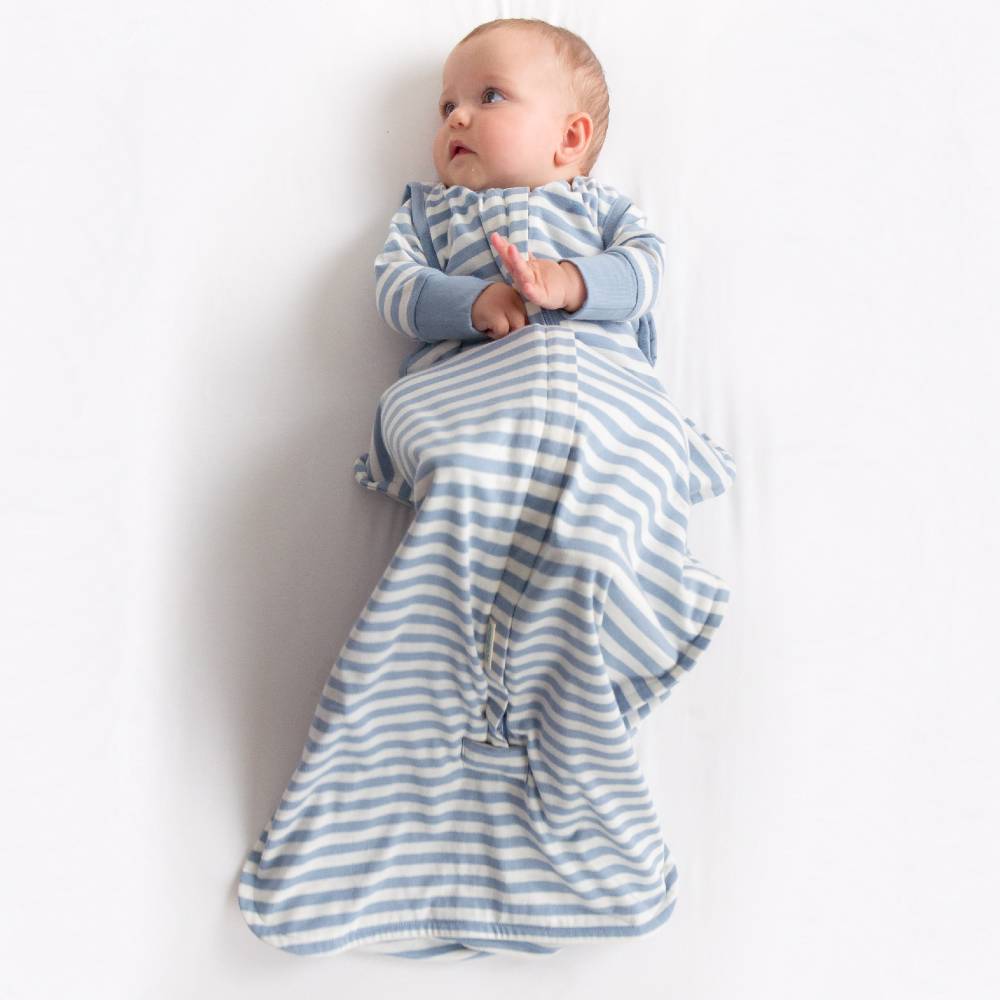 Three Season Mid-Weight Sleep Sack | Glacier Stripe