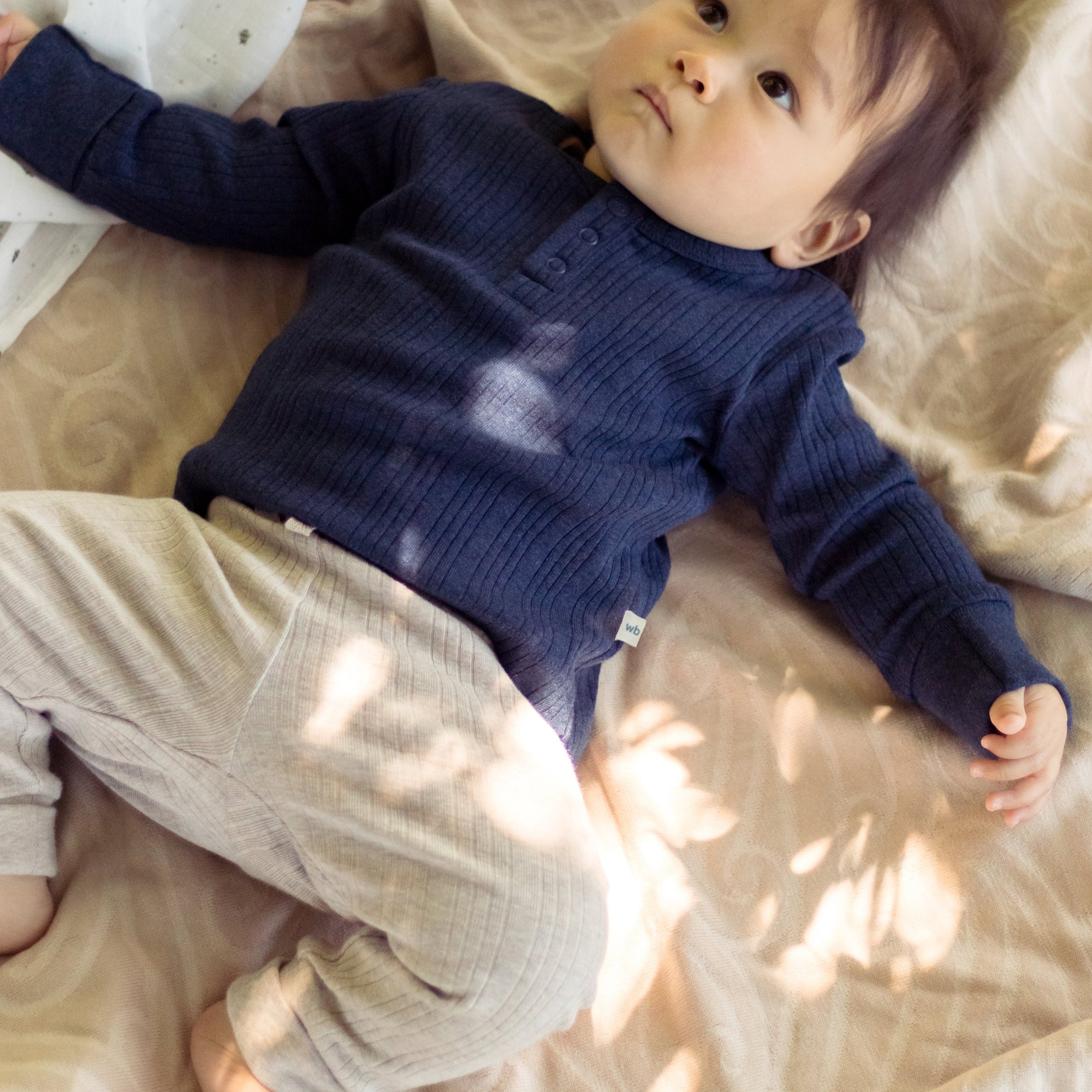 Long Sleeve Henley Top | Tekapo Marle