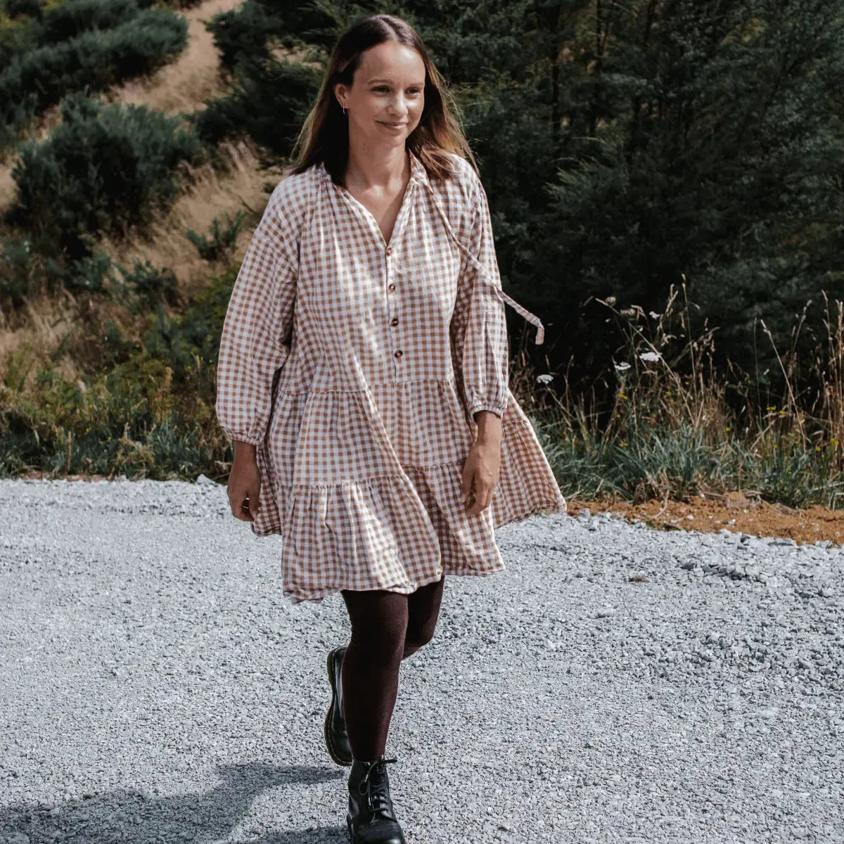 Ladies Merino Tights | Cacao