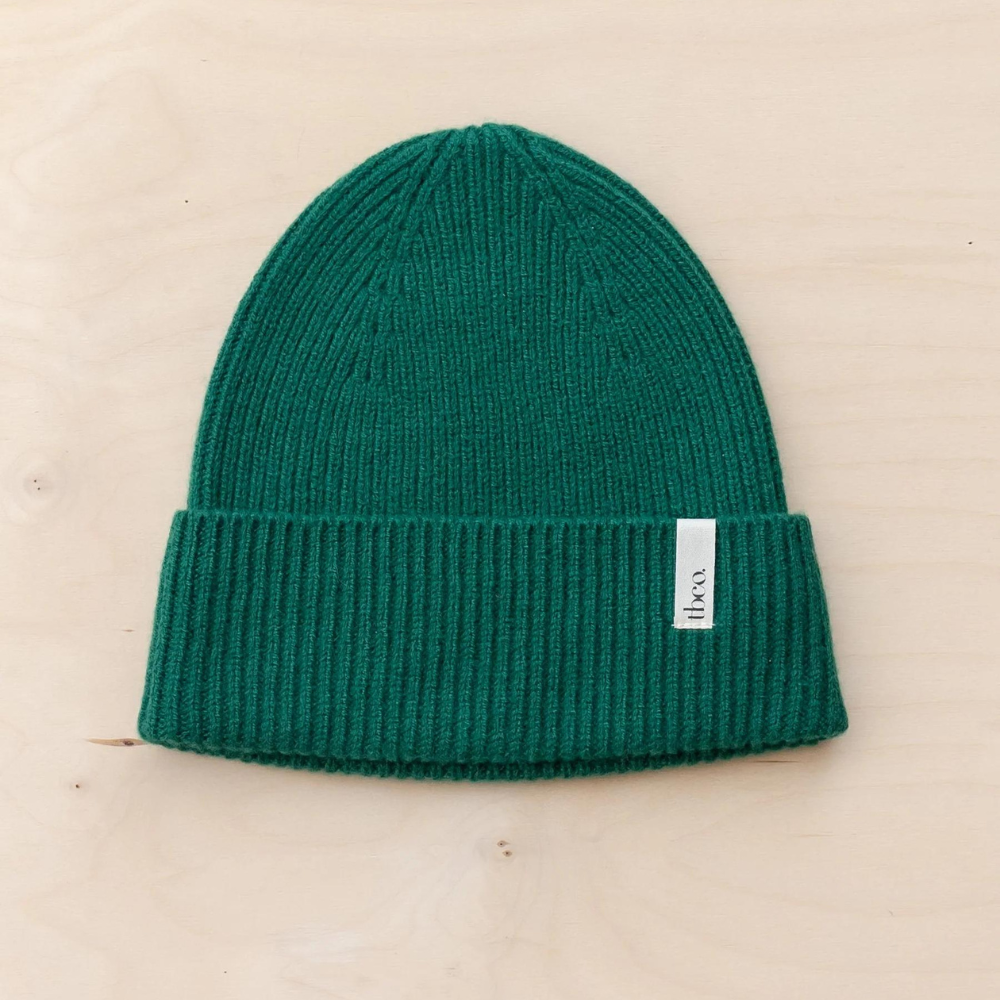 Cashmere & Merino Beanie | Forest - Merino & Me