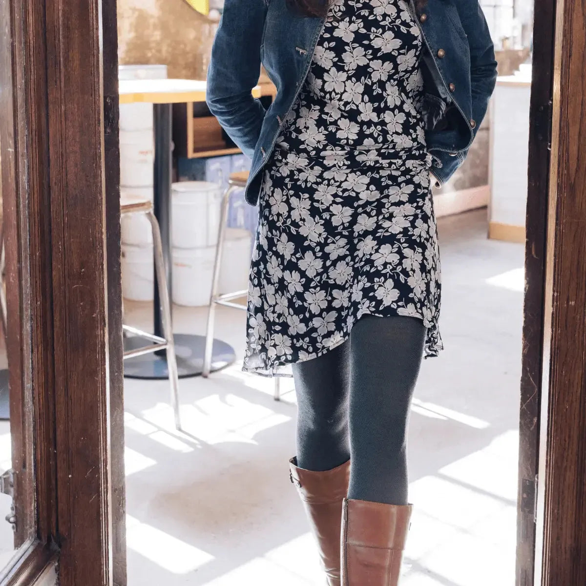 Ladies Merino Tights | Fern