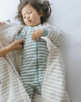 Duvet Sleep Sack with Sleeves-Sleeping Bag-Woolbabe-6-24 Months-Pebble Stripe-Merino & Me