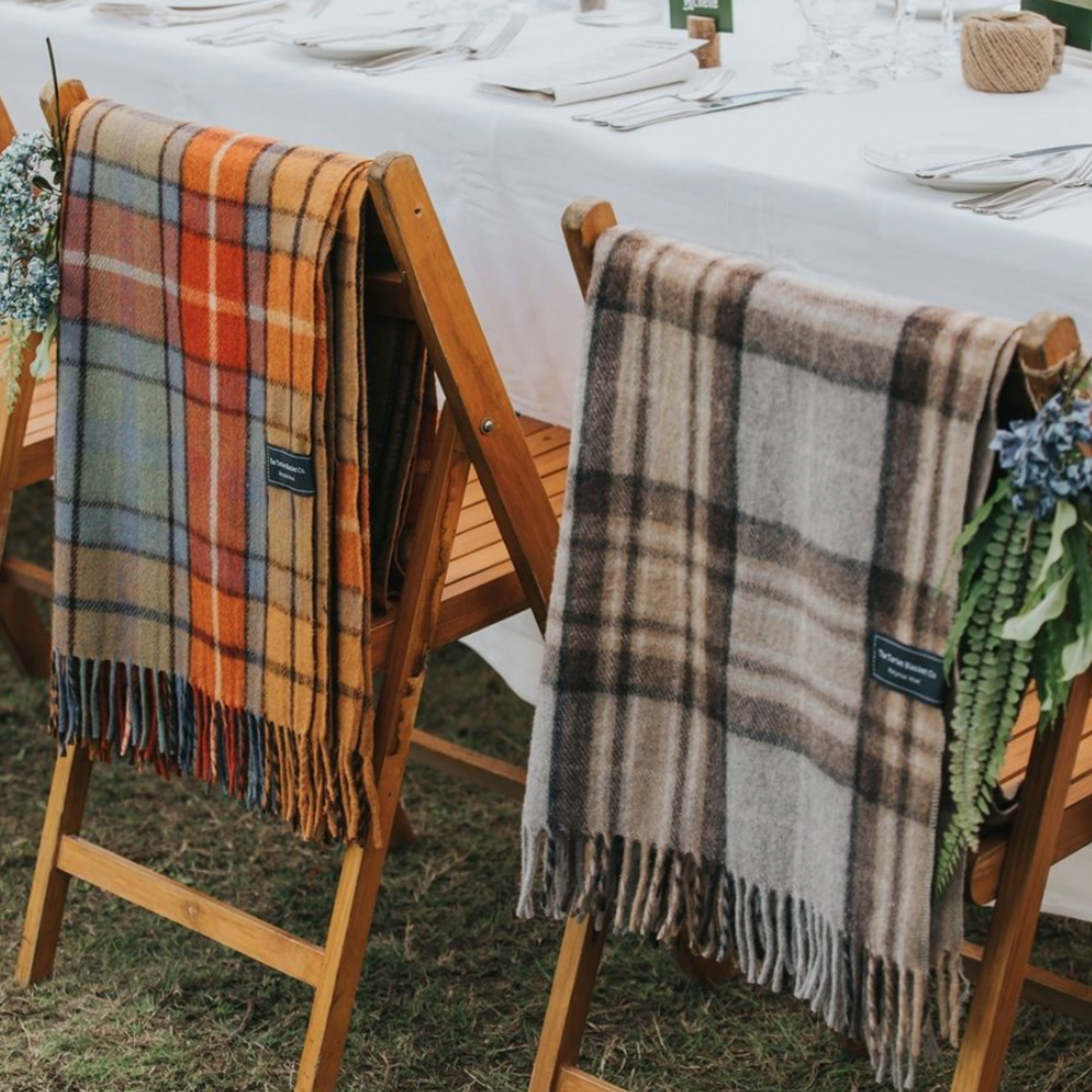 Recycled Wool Full Size Blanket | Buchanan Antique Tartan - Merino & Me