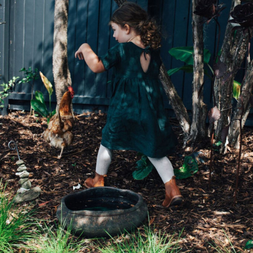 Baby & Kids Tights | Oatmeal Cable - Merino & Me