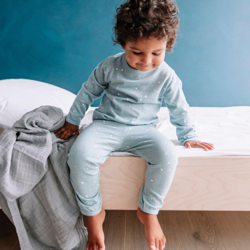 Winter Pyjama Set | Tide Stars - Merino & Me