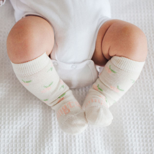 Baby & Kids Knee High Socks | Rosie - Merino & Me