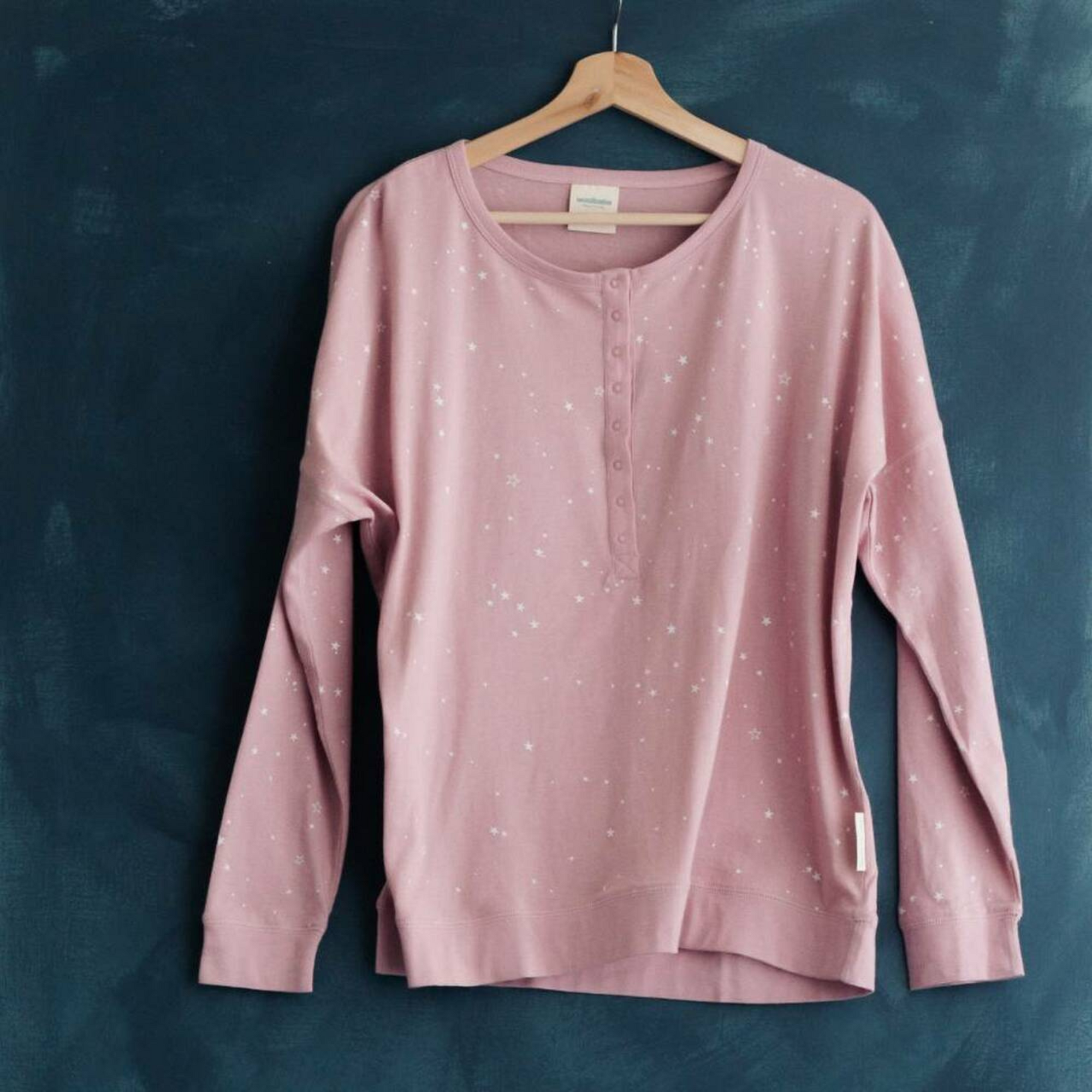 Womens Pyjama Top | Dusk Stars - Merino & Me