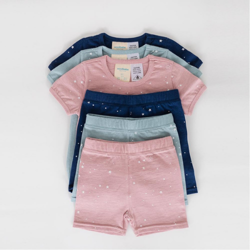 Summer Pyjama Set | Tide Stars - Merino & Me