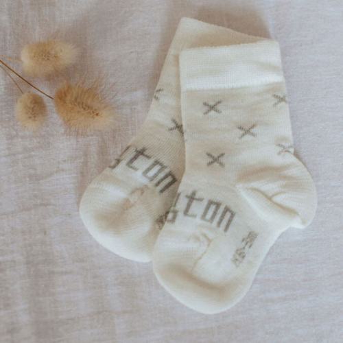 Baby & Kids Crew Socks | Fox - Merino & Me