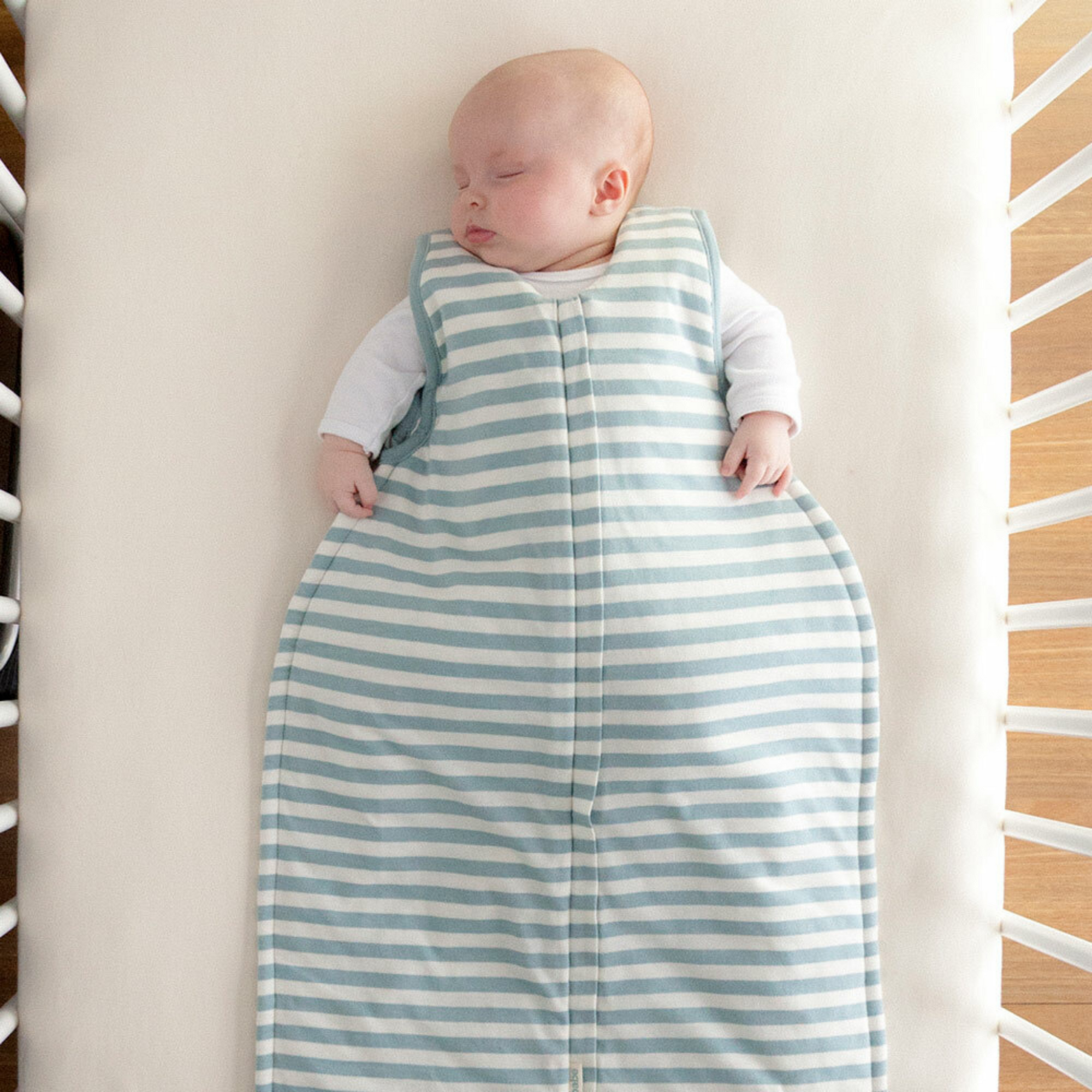Duvet Sleep Sack | Tide Stripe - Merino & Me