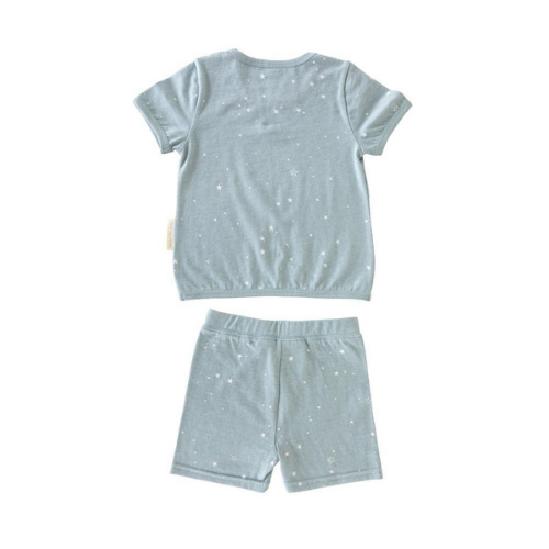 Summer Pyjama Set | Tide Stars - Merino & Me