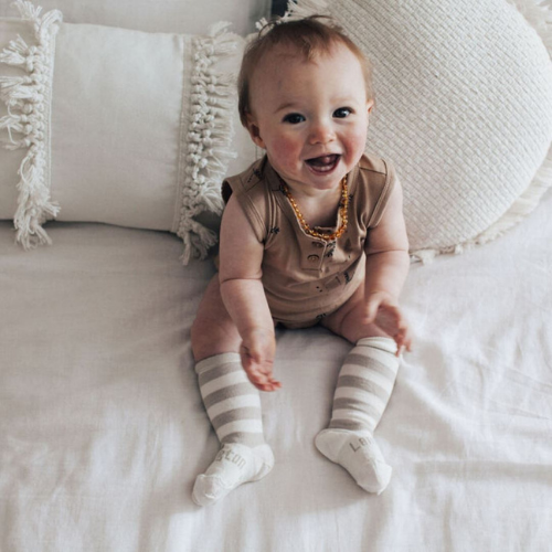 Baby & Kids Knee High Socks | Dandelion - Merino & Me