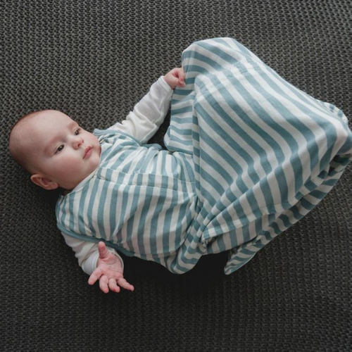 Three Season Mid-Weight Sleep Sack | Tide Stripe - Merino & Me