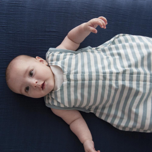 Three Season Mid-Weight Sleep Sack | Tide Stripe - Merino & Me